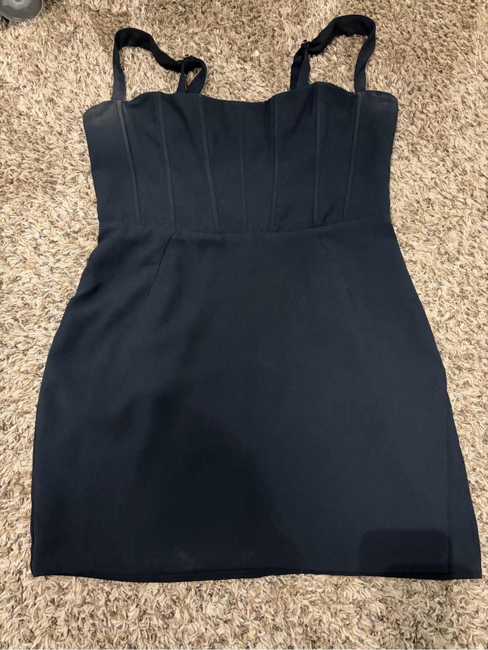 Oh Polly Black Strappy Mini Dress
